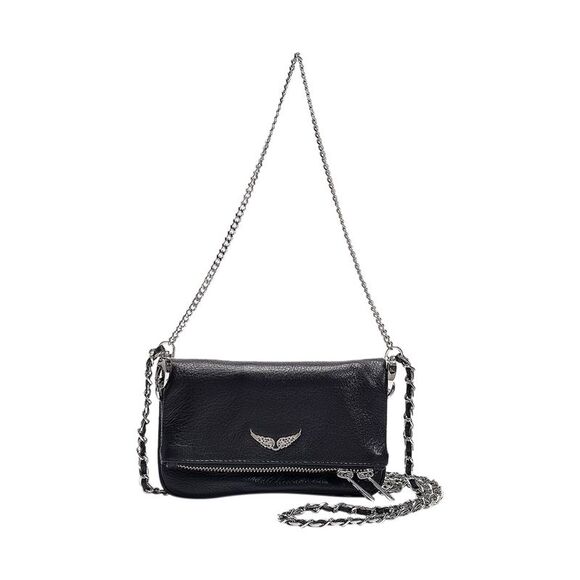 Rock Nano Hobo Bag - Zadig & Voltaire - Black - Leather - Picture 1 of 4